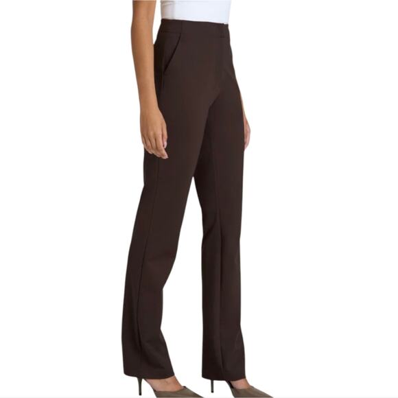 Chico's So Slimming Women's Brown Straight Leg Pants Size Women's 2.5 14 - Picture 5 of 12